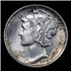 Image 2 : 1942-p Mercury Dime 10c Grades GEM++ Unc