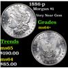 Image 1 : 1886-p Morgan Dollar $1 Grades Choice+ Unc