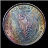 Image 3 : 1885-o Rainbow Toned Morgan Dollar $1 Grades GEM Unc