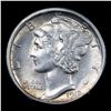 Image 2 : 1918-s Mercury Dime 10c Grades Select Unc