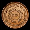 Image 3 : 1863 The Flag Civil War Token 1c Grades Select AU