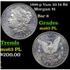Image 1 : 1896-p Vam 20 I4 R6 Morgan Dollar $1 Grades Select Unc PL