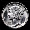 Image 2 : 1929-d Mercury Dime 10c Grades GEM FSB