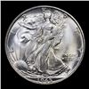 Image 2 : 1945-s Walking Liberty Half Dollar 50c Grades Choice+ Unc