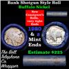 Image 1 : Buffalo Nickel Shotgun Roll in Old Bank Style 'Bell Telephone' Wrapper 1920 & s Mint Ends