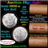 Image 1 : ***Auction Highlight*** Full solid date 1898-o Uncirculated Morgan silver dollar roll, 20 coins (fc)