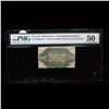Image 2 : Third Issue 10c Fractional Currency FR-1255 SPNMB Green Back Graded au50 By PMG