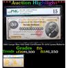 Image 1 : ***Auction Highlight*** 1882 Large Size $20 Gold Certificate Fr-1178 Lyons/Roberts Graded f15 By PMG
