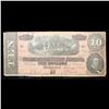 Image 2 : 1864 $10 Confederate Note, T68 Grades vf+