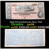 Image 1 : 1864 $10 Confederate Note, T68 Grades Choice AU/BU Slider
