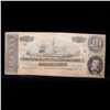 Image 2 : 1864 $20 Confederate Note, T67 Grades vf+