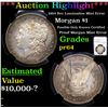 Image 1 : Proof ***Auction Highlight*** NGC 1894 Rev Lamination Mint Error Morgan $1 Graded pr64 By NGC (fc)