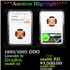 Image 1 : ***Auction Highlight*** NGC 1995/1995 DDO Lincoln Cent 1c Graded ms68 rd By NGC (fc)