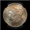 Image 2 : ***Auction Highlight*** NGC 1901-o Rainbow Toned Morgan Dollar $1 Graded ms65 By NGC (fc)