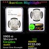 Image 1 : ***Auction Highlight*** NGC 1901-o Morgan Dollar $1 Graded ms65 By NGC (fc)