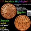 Image 1 : ***Auction Highlight*** (1863) Indian F-IL-690B-3A R8 Civil War Token 1c Graded au58 By SEGS (fc)