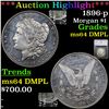 Image 1 : ***Auction Highlight*** 1896-p Morgan Dollar $1 Graded ms64 DMPL By SEGS (fc)