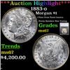 ***Auction Highlight*** 1883-o Morgan Dollar $1 Graded ms67 BY SEGS (fc)