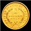 Image 3 : ***Auction Highlight*** 1851 Gold Dollar $1 Graded Select Unc By USCG (fc)