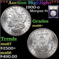 ***Auction Highlight*** 1900-o Morgan Dollar $1 Graded GEM++ Unc By USCG (fc)