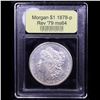 Image 4 : ***Auction Highlight*** 1878-p Rev '79 Morgan Dollar $1 Graded Choice Unc By USCG (fc)