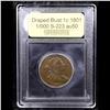 Image 4 : ***Auction Highlight*** 1801 1/000 S-223 Draped Bust Large Cent 1c Graded AU, Almost Unc By USCG (fc