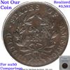 Image 7 : ***Auction Highlight*** 1801 1/000 S-223 Draped Bust Large Cent 1c Graded AU, Almost Unc By USCG (fc