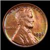 Image 2 : ***Auction Highlight*** 1926-s Rainbow Toned Lincoln Cent 1c Graded Select+ Unc RB By USCG (fc)