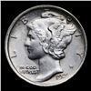 Image 2 : ***Auction Highlight*** 1921-p Mercury Dime 10c Graded Select Unc FSB By USCG (fc)