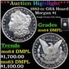 Image 1 : ***Auction Highlight*** 1882-cc GSA Hoard Morgan Dollar $1 Grades Choice Unc DMPL (fc)