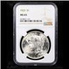 Image 2 : NGC 1923-p Peace Dollar $1 Graded ms65 By NGC