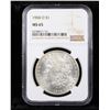Image 4 : NGC 1904-o Morgan Dollar $1 Graded ms65 By NGC