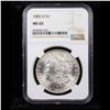 Image 2 : NGC 1885-o Morgan Dollar $1 Graded ms65 By NGC