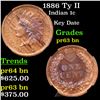 Image 1 : Proof NGC 1886 Ty II Indian Cent 1c Graded pr63 bn By NGC