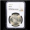 Image 2 : 1923-p Peace Dollar $1 Graded ms65 By NGC