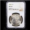 Image 2 : NGC 1882-s Morgan Dollar $1 Graded ms65+ By NGC