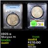 Image 1 : PCGS 1921-s Morgan Dollar $1 Graded ms63 By PCGS