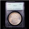 Image 2 : PCGS 1896-p Rattler Morgan Dollar $1 Graded ms63 By PCGS