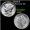 Image 1 : 1944-d Mercury Dime 10c Grades Select Unc