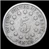 Image 3 : 1876 Shield Nickel 5c Grades g+