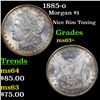 Image 1 : 1885-o Morgan Dollar $1 Grades Select+ Unc