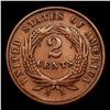Image 3 : 1869 Two Cent Piece 2c Grades xf+