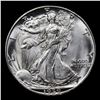 Image 2 : 1939-d Walking Liberty Half Dollar 50c Grades Select+ Unc