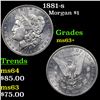 Image 1 : 1881-s Morgan Dollar $1 Grades Select+ Unc