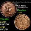 Image 1 : 1863 Turban Liberty Mint Error Civil War Token 1c Grades xf+