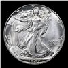 Image 2 : 1947-d Walking Liberty Half Dollar 50c Grades Choice Unc