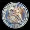 Image 2 : 1875-p Seated Liberty Dime 10c Grades Unc Details
