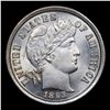 Image 2 : 1893-p Barber Dime 10c Grades Select+ Unc