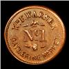 Image 2 : (1863) Wm F WARNER F-Ny-630CB-2A R4 Civil War Token 1c Grades Choice AU