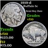 Image 1 : 1919-d Buffalo Nickel 5c Grades vf, very fine